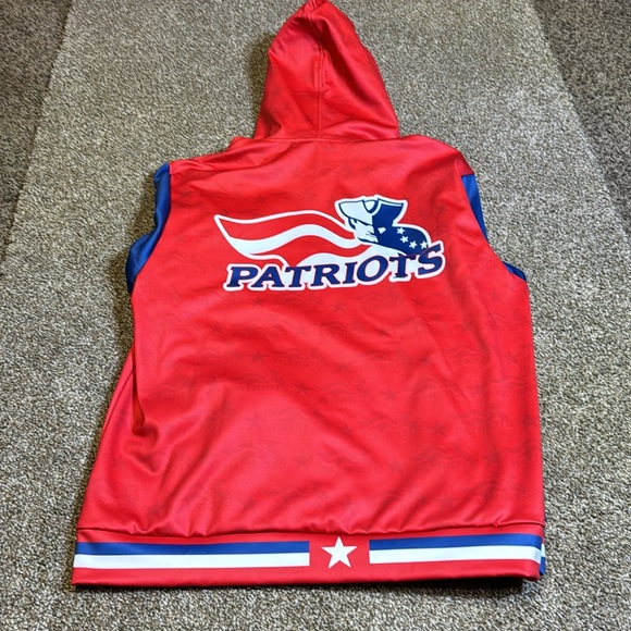 Custom Made New England Patriots Style Hoodie and Backpack Bundle. Both NWT. - Picture 9 of 13